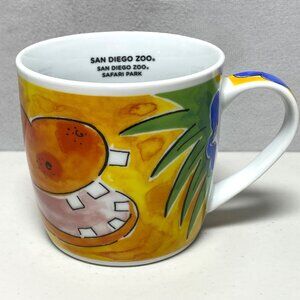 San Diego Zoo Safari Park Ceramic Mug With Hippo Illustration 10oz